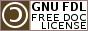 GNU Free Documentation License (GFDL) 